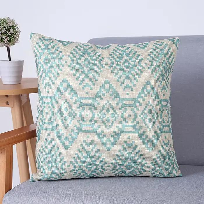 Juste de coussin géométrique pour la décoration de la maison