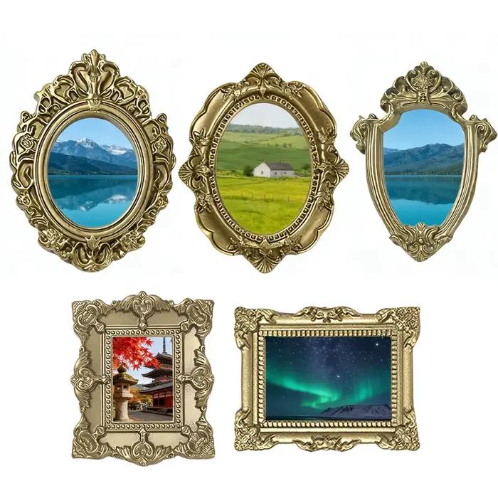 Mini Cadres Photo Vintage En Resine Pour Photos Bijoux Accessoires Decoratifs Redecorez Avec Style Et Nostalgie Pour Maison Bureau Occasions Speciales