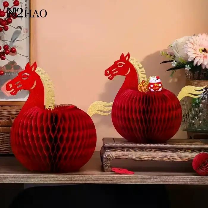 Ornement de cheval mignon pour nouvel an 2026