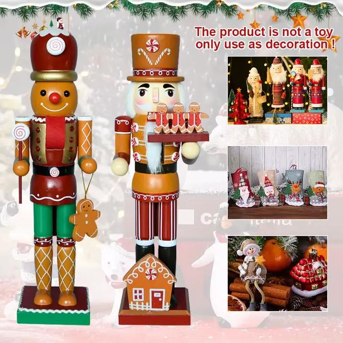 Casse-Noisette en Bois Ornement de Noël