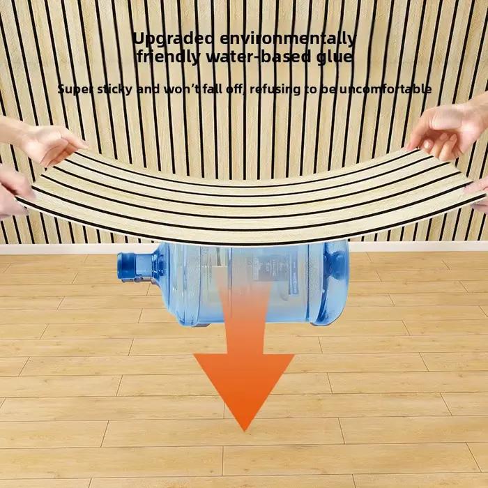 Papier peint auto-adhésif épais à carreaux marron