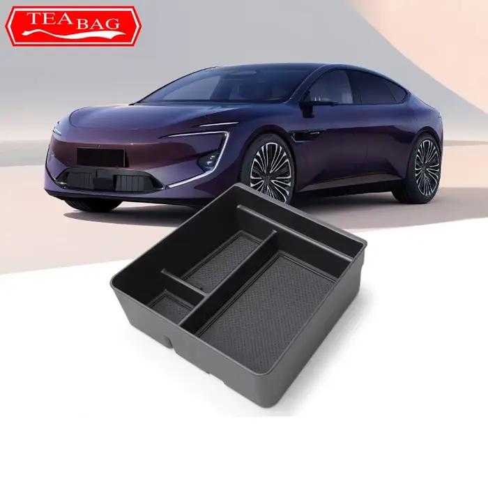 Boîte de rangement pour accoudoir intérieur, accessoires modifiés automatiques, style de voiture, console centrale, évaluation, stockage, Avatr 12, 2024, 2023