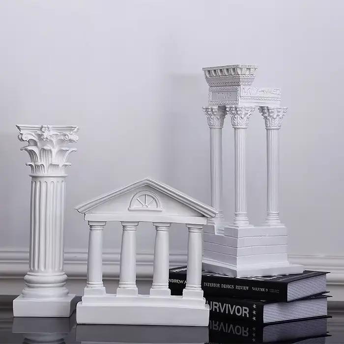 Pilier en plâtre décoratif européen