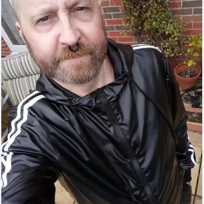 Costume à capuche en cuir PU pour hommes, vêtements de sport décontractés, Jogging, vêtements de sport, ensemble de survêtement juteux