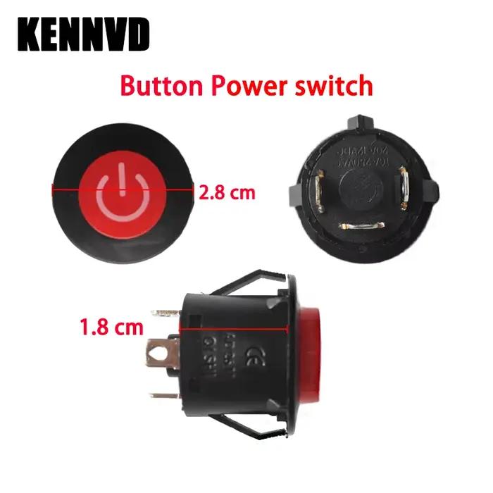 Interrupteur pour voiture électrique pour enfants, interrupteur pour moto électrique pour enfants, interrupteur pour Power Wheels, accessoires pour voiture électrique