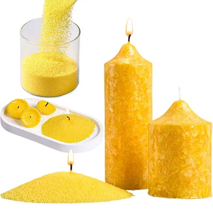 Cire de perle granulaire colorée 500g pour bougies DIY