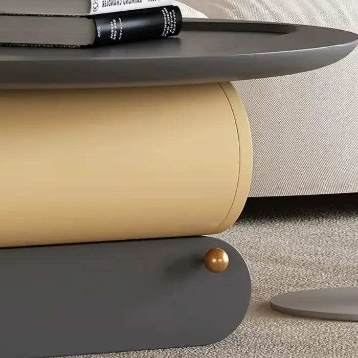 Table basse centrale élégante et moderne de luxe pour salon, ensemble coloré, table basse artistique avec rangement bas, mobilier de maison