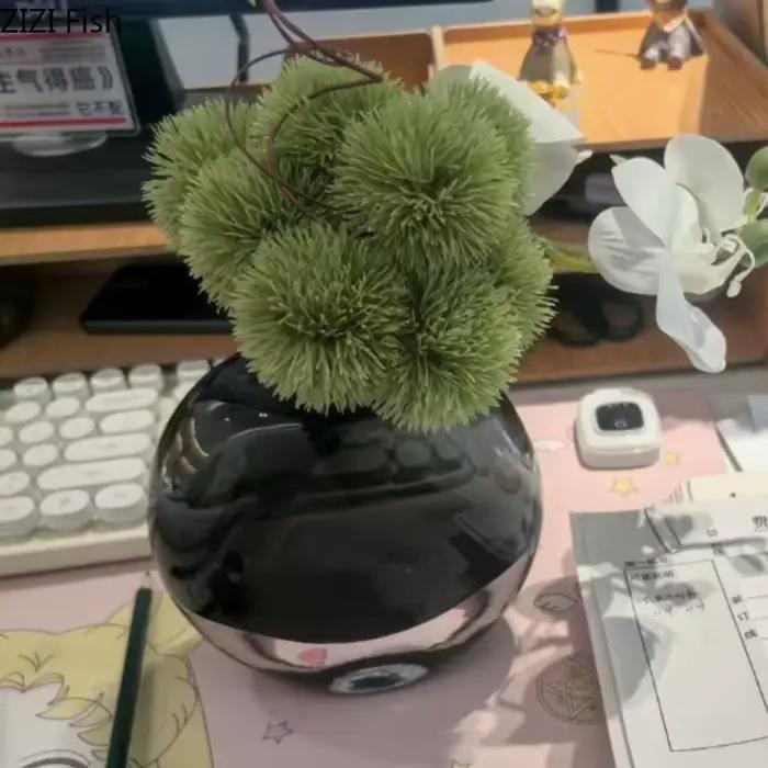 Vase en Verre à Bulles Astronomiques