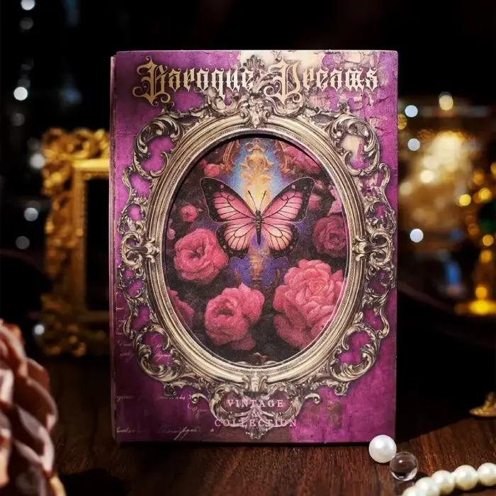 32 feuilles de papier de la série Baroque Fantasy, fournitures pour journal vintage, décoration de base DIY, 6 styles au choix, décoration mignonne
