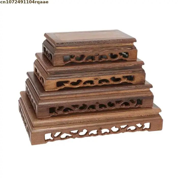 Figurines de Table miniatures en bois