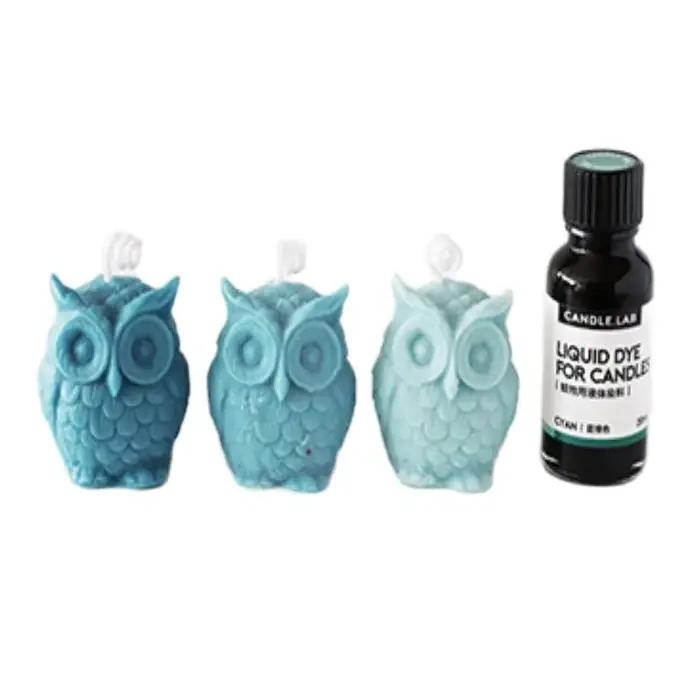16 couleurs de bougies. Pigment de cire de noix de coco pour bougies à haute concentration, colorant liquide de laboratoire, cire d'abeille, cire de glace, cire de soja, 20ml