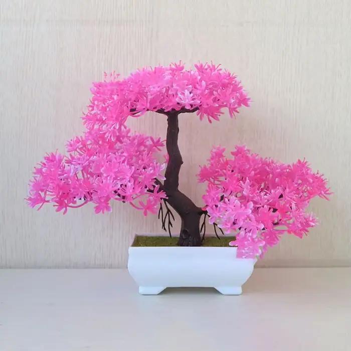 Centre de Table Mini bonsaï, décoration de maison, taille compacte, résistant à la décoloration, matériau de haute qualité, décoration de maison Portable