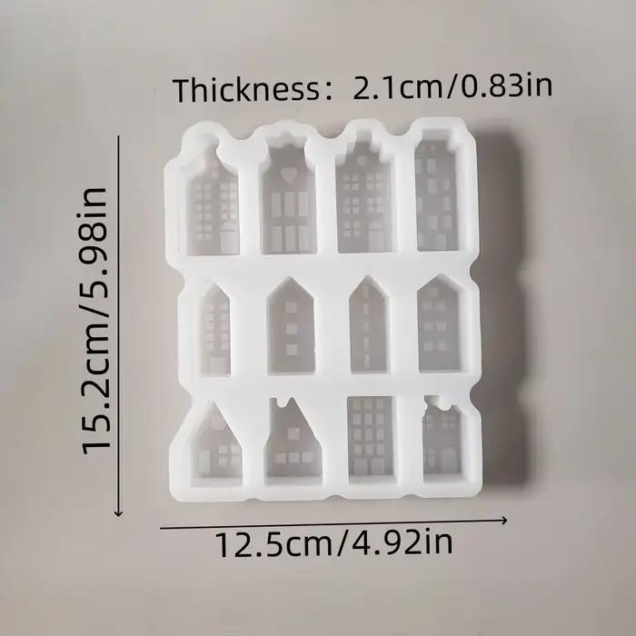 Douze moules en silicone pour la décoration de la maison