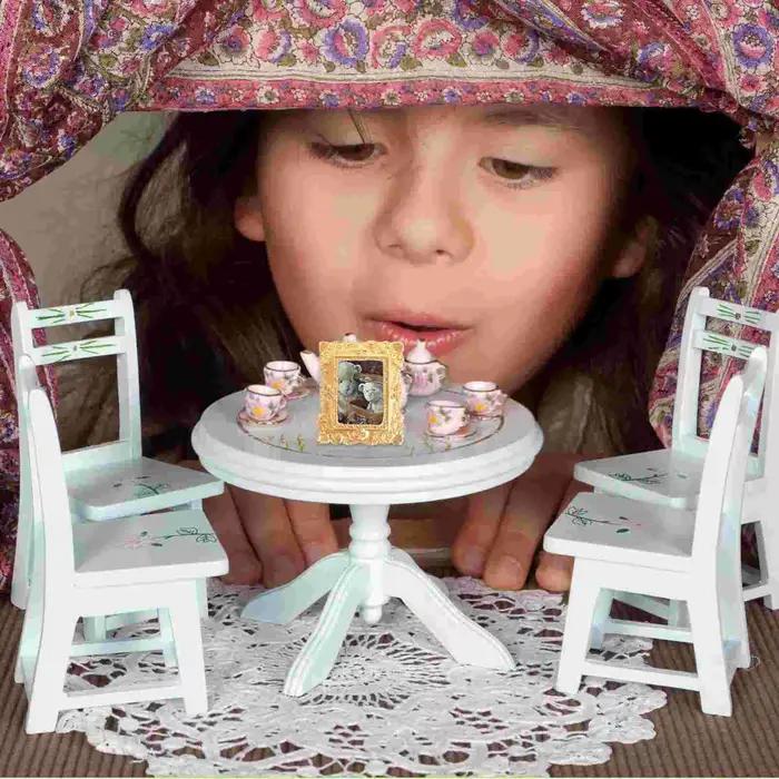 15 pièces de mini cadres photo ovales rétro dorés en résine