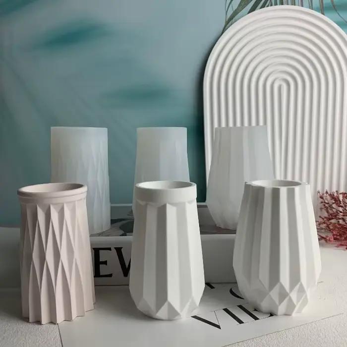 Vase à facettes en Silicone