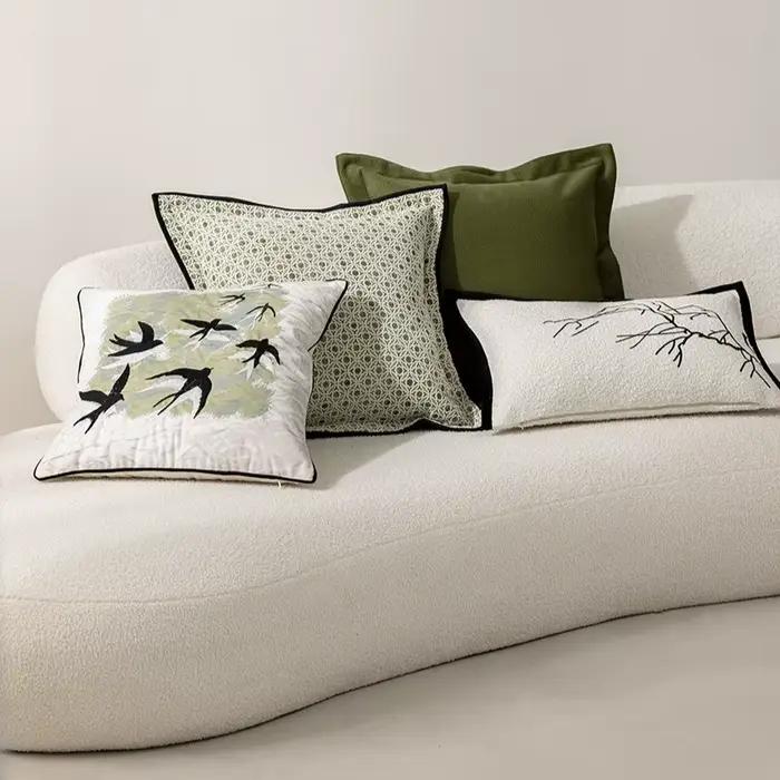 Housse de coussin rétro minimaliste moderne