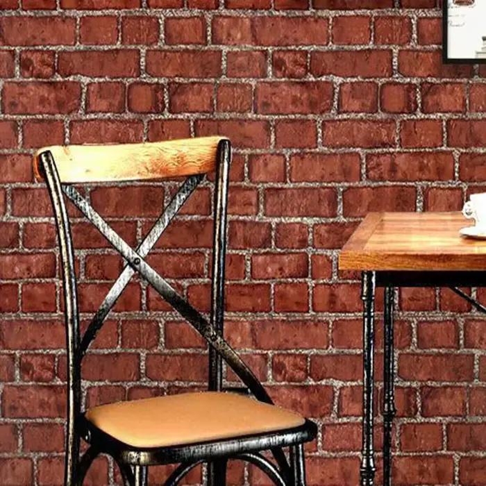 Papier peint auto-adhésif imperméable en PVC