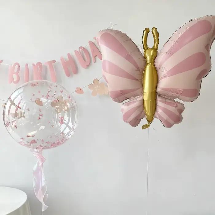 Ballons licorne, décoration de fête d'anniversaire licorne, ballons papillon, décoration d'anniversaire papillon, baby shower, décoration joyeux anniversaire