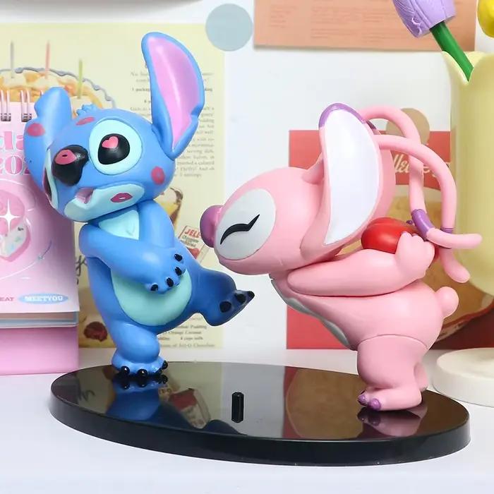 Figurine de collection Anime Stitch Lovers : Statue Ange Béquillant