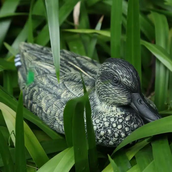 Statue de canard mandarin pour la chasse, leurre de tir, sculptures d'animaux artificiels, ornements de pelouse de jardin à la maison, sécuritaires de piscine ouvertes