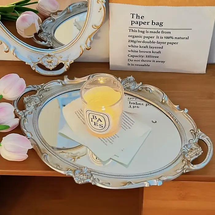 Miroir de maquillage décoratif