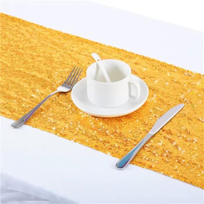 Chemin de Table Moderne et Luxueux à Paillettes