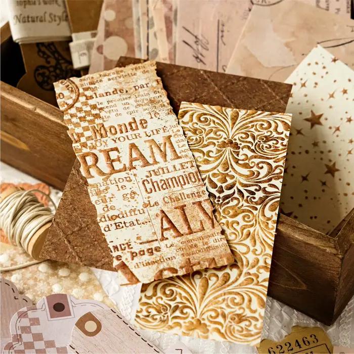 Bloc-notes en papier décoratif rétro