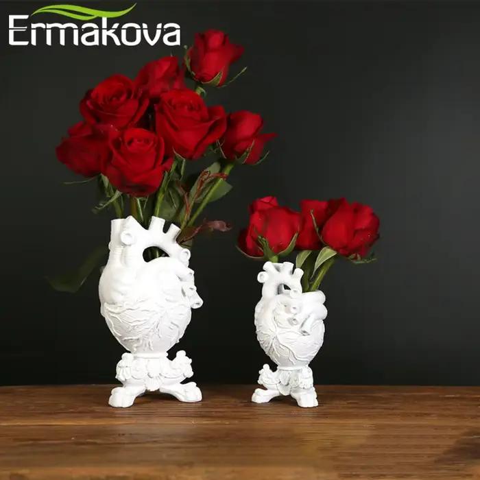 Vase en forme de cœur américain pour décoration de bureau