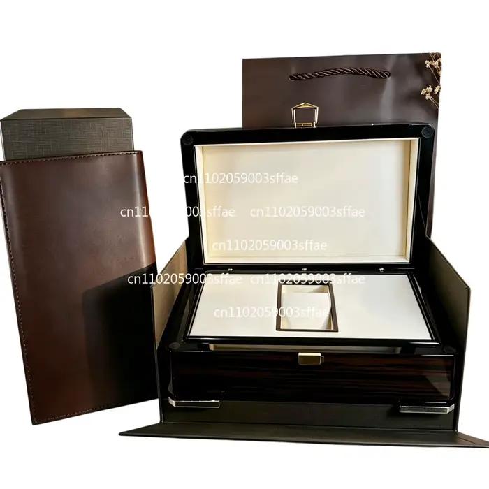 Boîte à montres en bois massif haut de gamme marron
