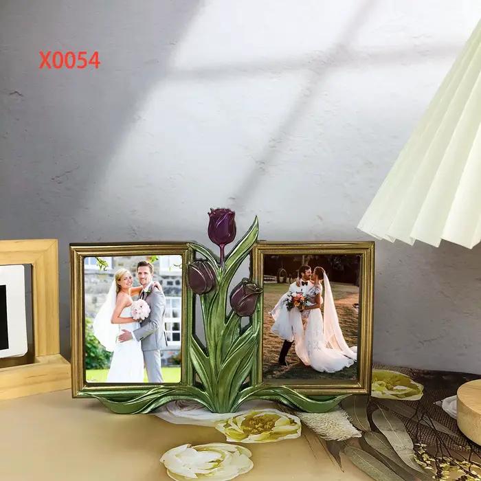 Moule de décoration de cadre Photo tulipe