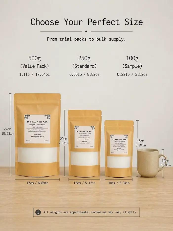 Kit de Cire de Perle avec Base en Bois et Mèche