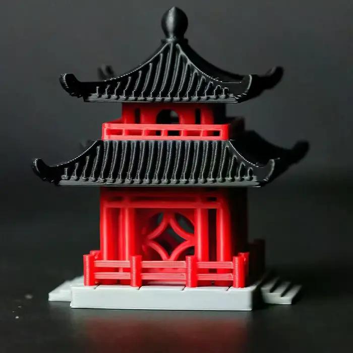 Miniature de pagode chinoise
