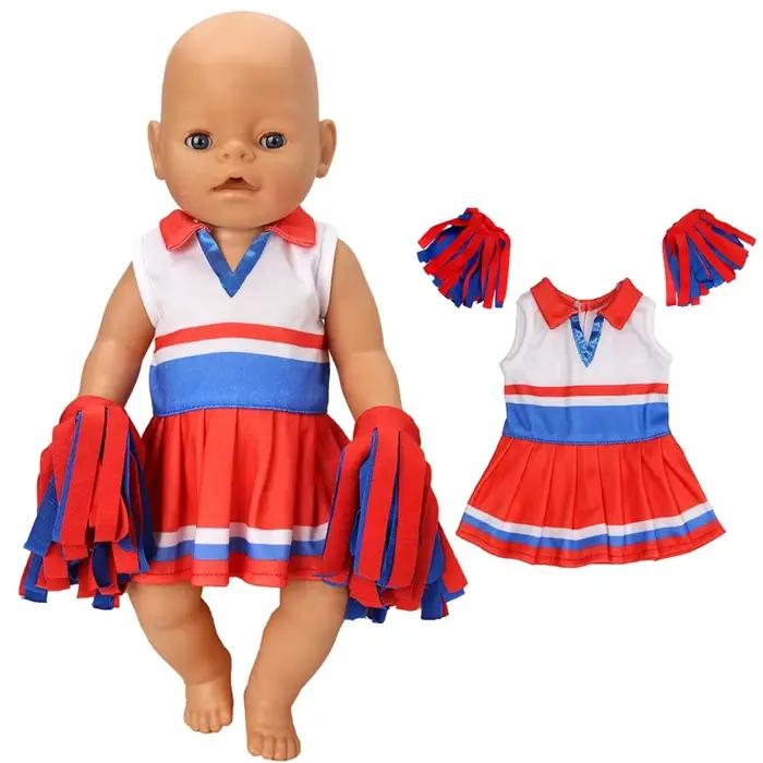 Reborn BabyDoll vêtements pyjama ensembles pour 17 "bébé poupée barboteuses enfants cadeaux de noël
