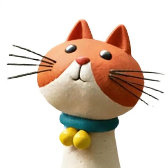 Vase à fleurs en forme de chat mignon