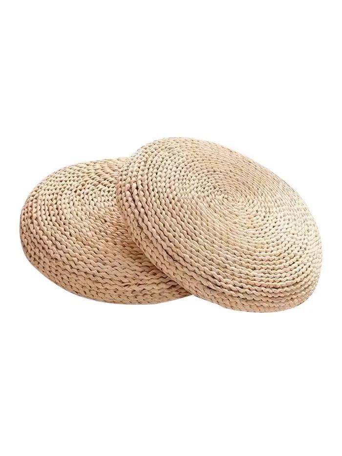 Coussin de siège tissé en peau de maïs