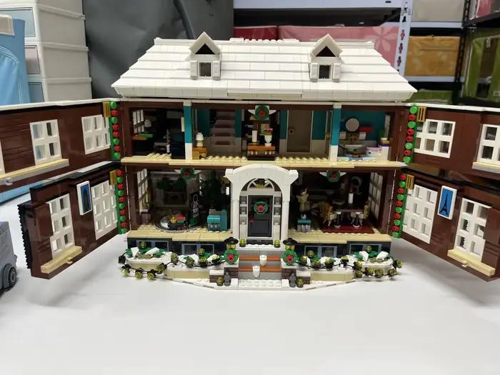 Modèle de vue de rue de maison, Ornement de décoration intérieure, Cadeau de vacances