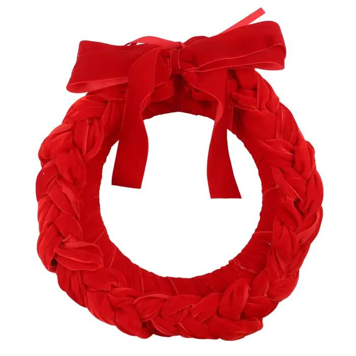 Couronne festive élégante pour décoration de porte d'entrée ou extérieure, design intemporel, utilisation polyvalente pour Noël, Nouvel An et autres célébrations
