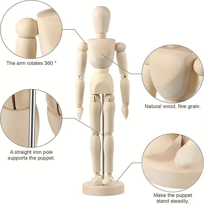 Mannequin d'artiste en bois pour la décoration de bureau à domicile