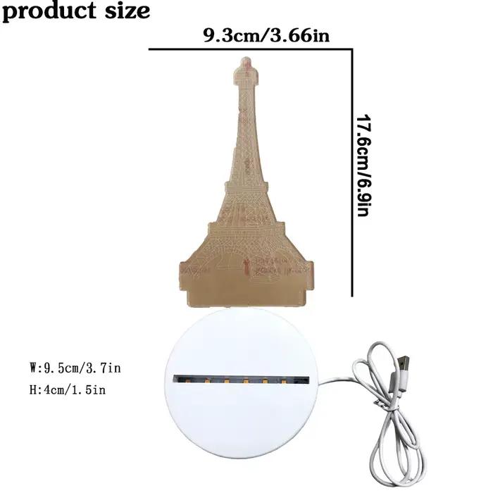 Veilleuse 3D Paris Tower