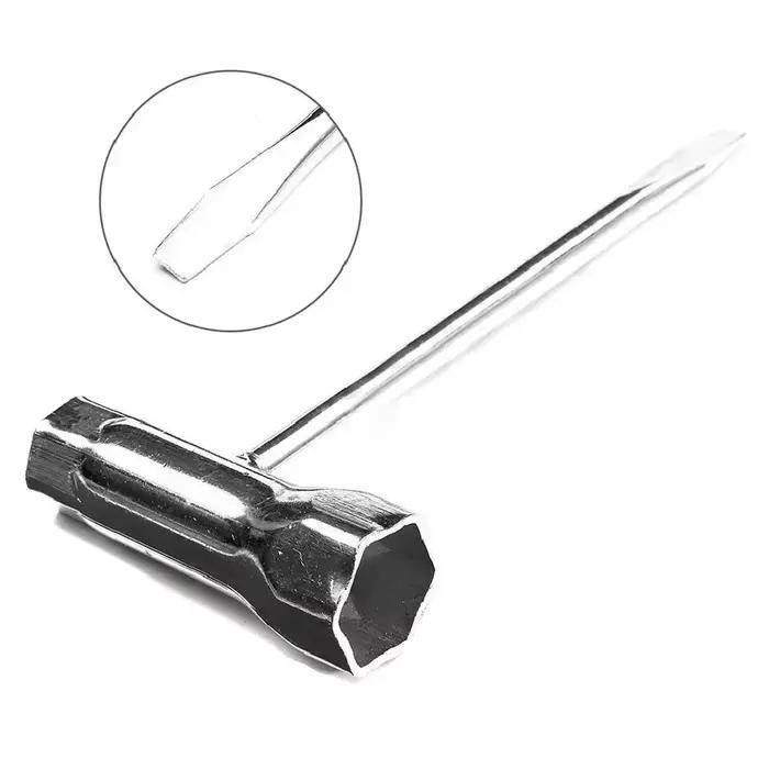 Clé à douille pour bougie d'allumage 13 mm et 19 mm en acier inoxydable pour tronçonneuse et débroussailleuse