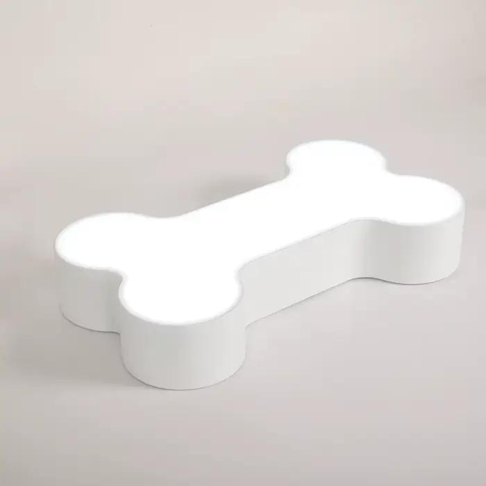 2025 moderne bref corps coloré chambre acrylique LED plafonnier maison déco chambre d'enfants os de chien fer plafonnier