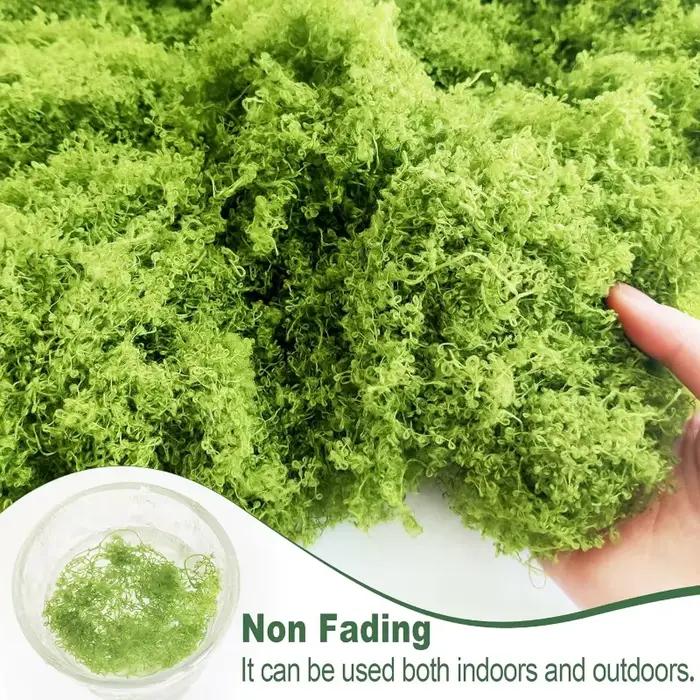 Plantes vertes artificielles, mousse éternelle, mousse artificielle préservée pour artisanat DIY, mini-paysage, fausse herbe, décoration de pot de plantes