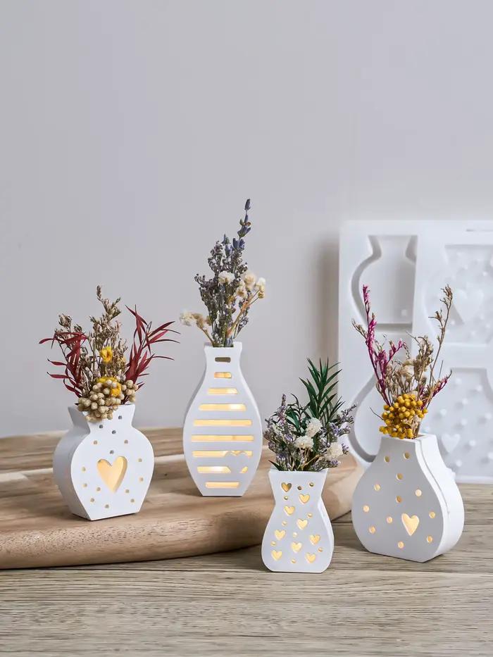 Mini Vase de fleurs séchées en Silicone