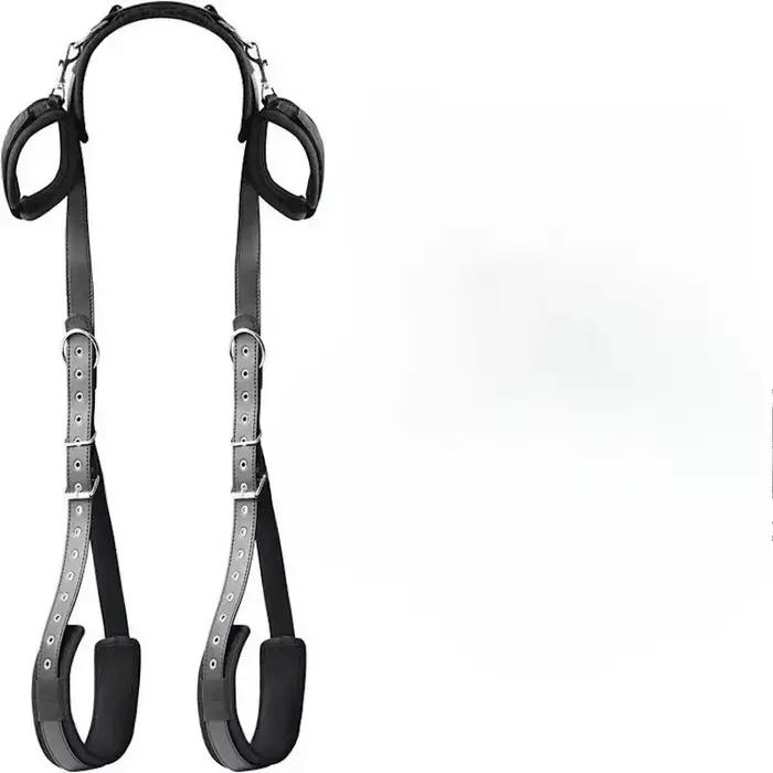 Sangles sexuelles d'esclave BDSM, Kits d'accessoires érotiques, menottes sexuelles, contraintes, jambes ouvertes, manchettes de cheville, harnais de Bondage SM, Bandage de lit