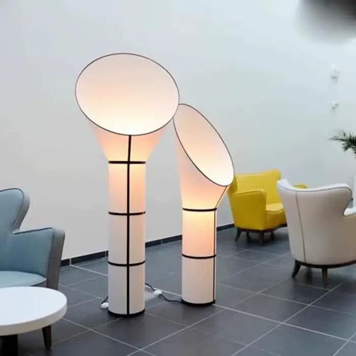 Lampadaire d'angle LED moderne, lampe sur pied en corne créative, salon, salon, hôtel, magasin, décor de canapé, designer