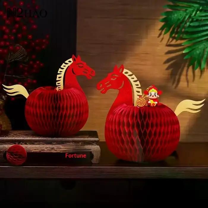 Ornement de cheval mignon pour nouvel an 2026