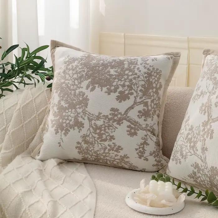 Housse de coussin décorative imprimée, Style nordique, décoration de luxe pour la maison, 45x45cm, taie d'oreiller rétro créative