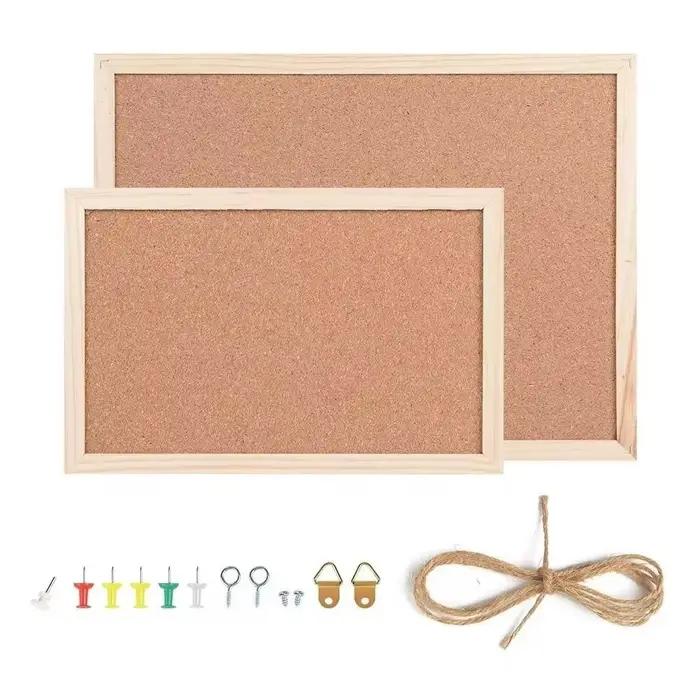 Panneau de présentation en liège pour décoration intérieure DIY tableau en liège souple tableaux décoratifs suspendus pour messages et lettres occasions spéciales à offrir