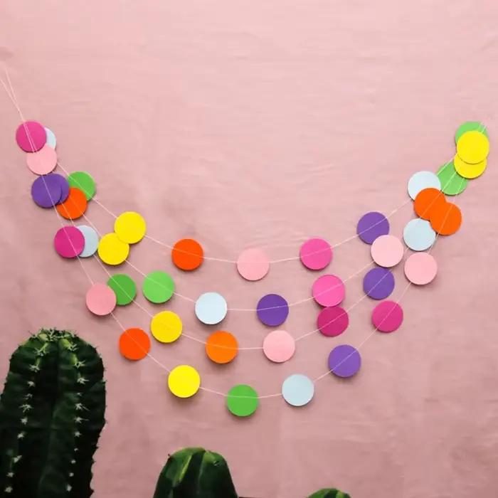 Bannière Circulaire Colorée Mixte de 4m