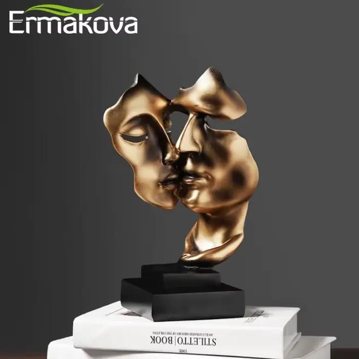 ERMAKOVA – Sculpture de visage humain en résine